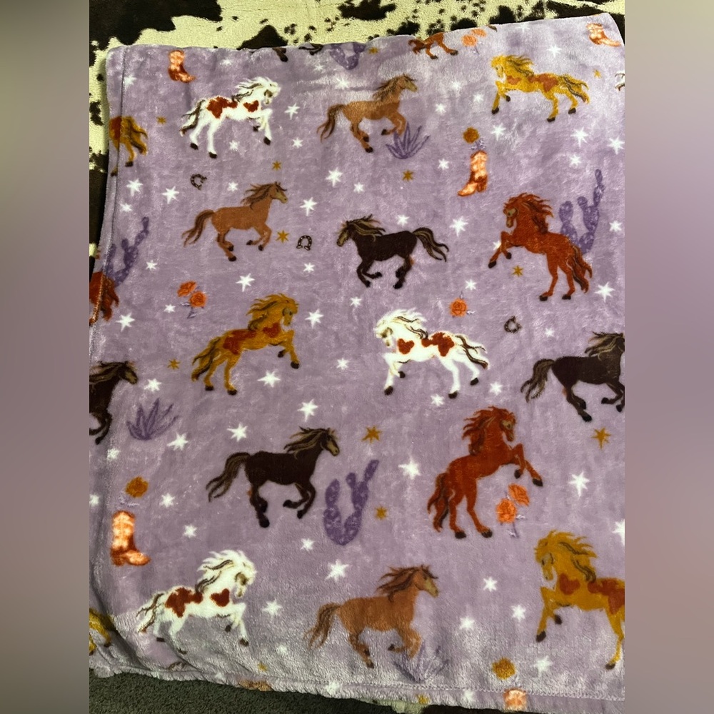 The Big One Lavender Horse Blanket